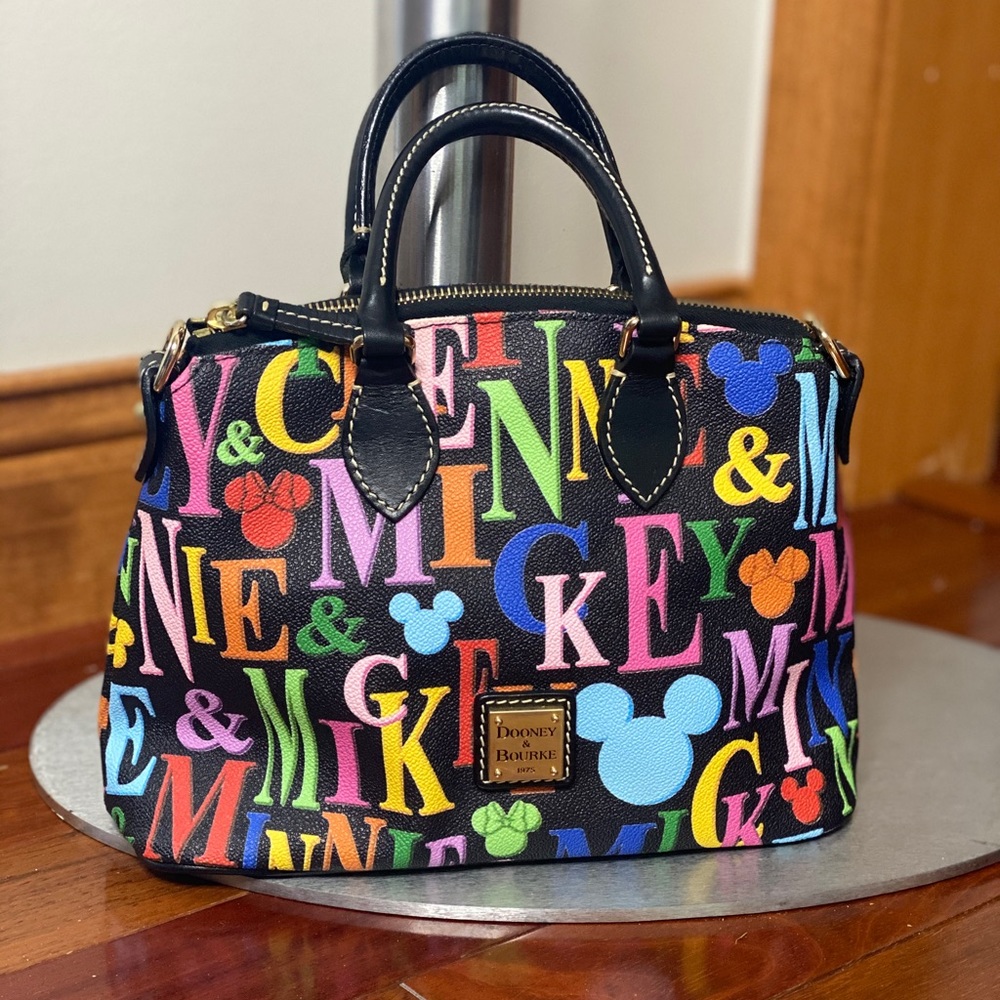 Dooney and Bourke Disney Rainbow Satchel